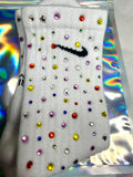 Rainbow Brite Rhinestone socks
